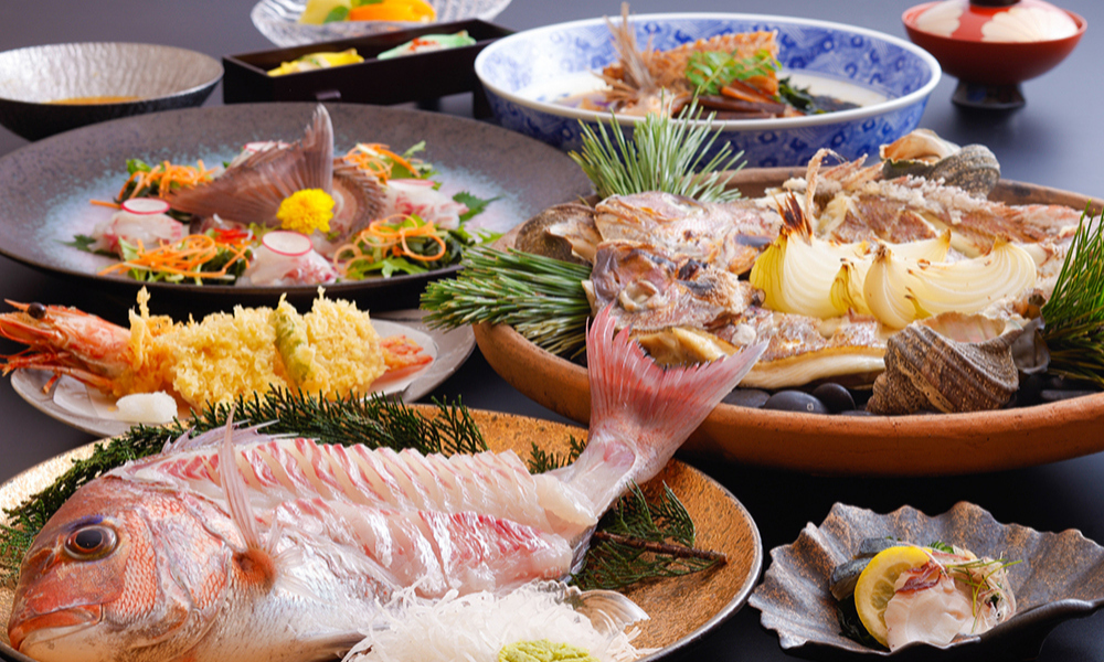 画像:鯛活造りコース