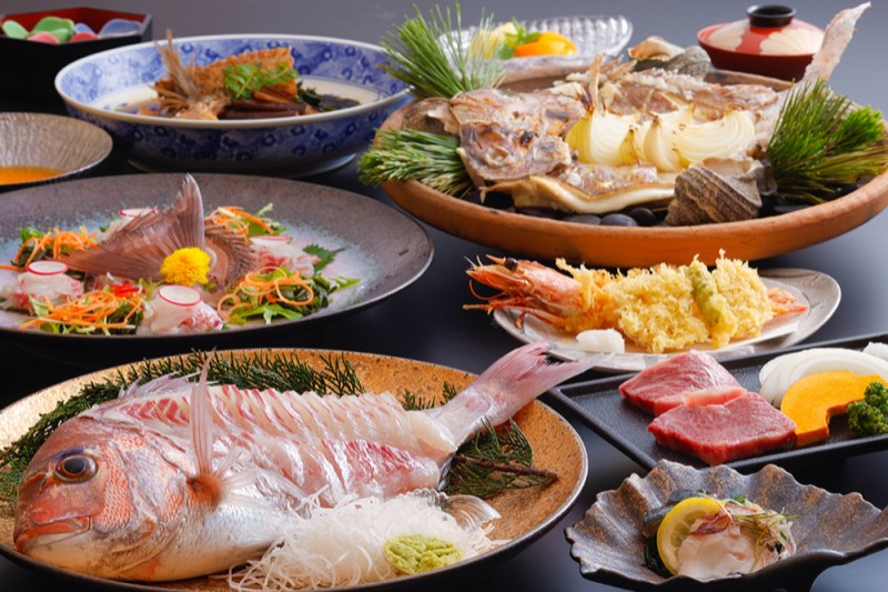 画像:鯛活造りコース