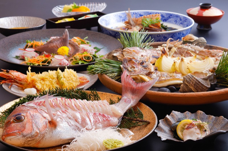 画像:鯛活造りコース