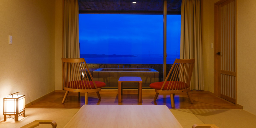 画像：露天風呂付和洋室 岬