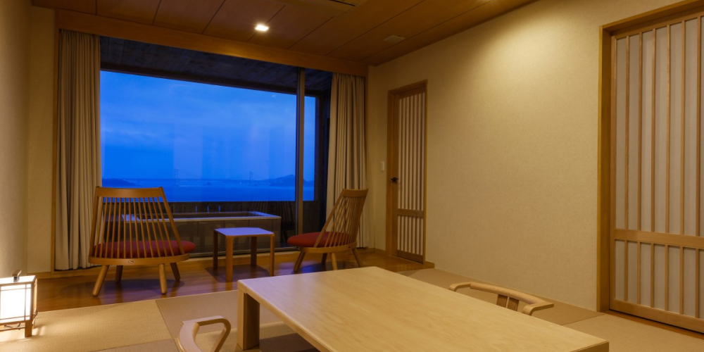 画像：露天風呂付和洋室 岬